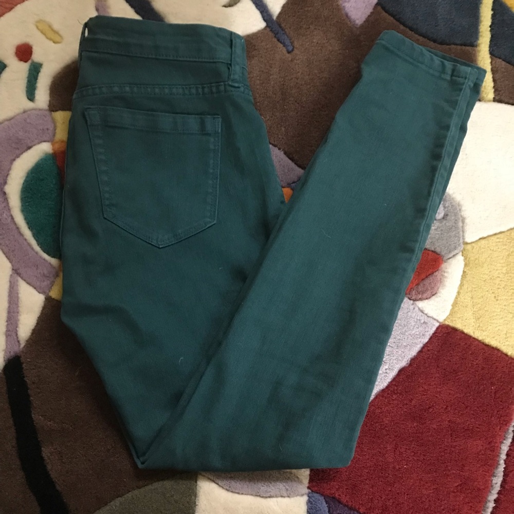 Chelsea and Violet Green Jeans